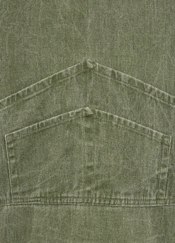 Grembiule da cucina in cotone lavato*Croff