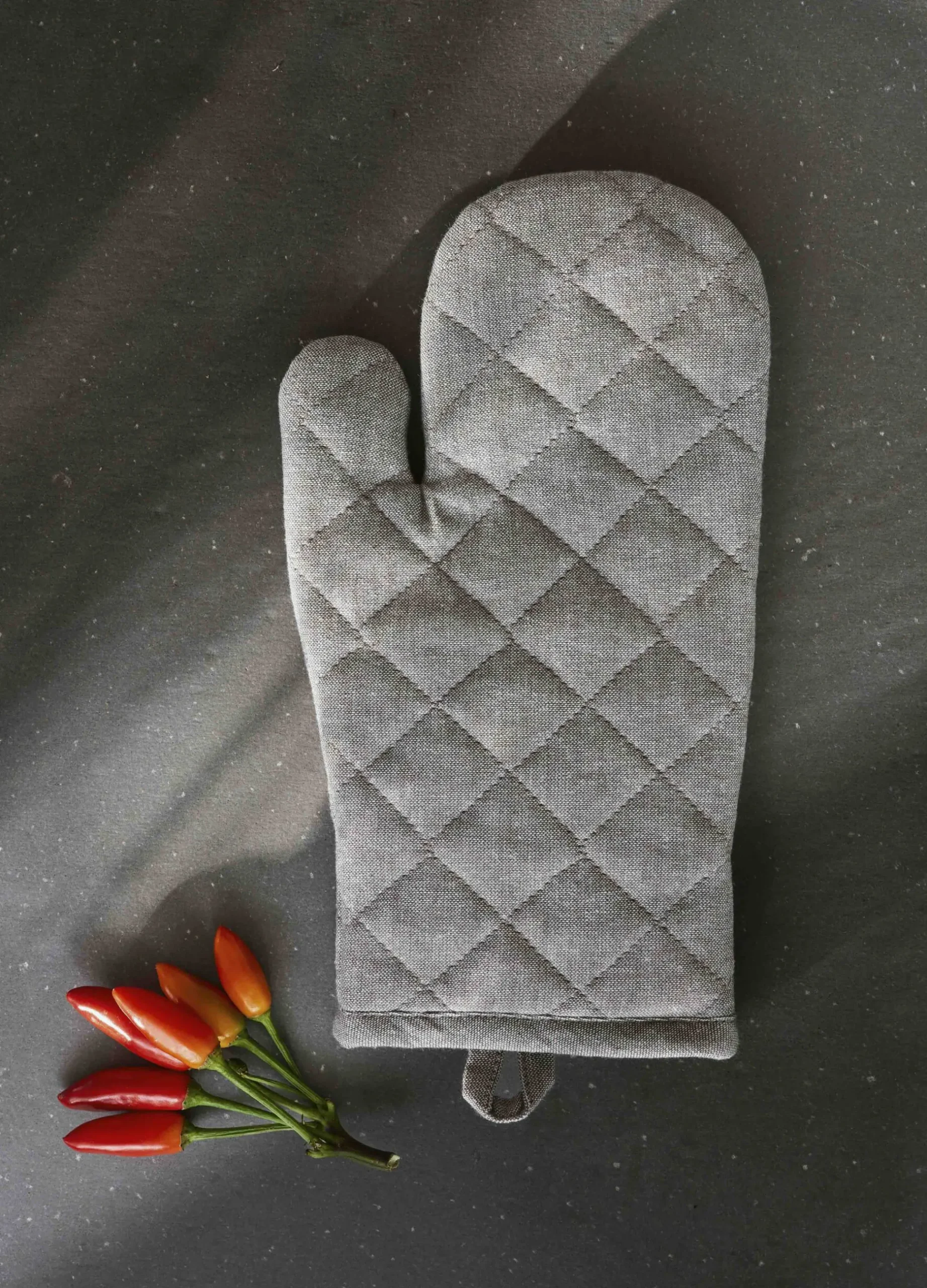 Guanto da cucina in cotone mélange*Croff Clearance