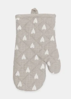 Guanto da forno in cotone a cuori*Croff Online