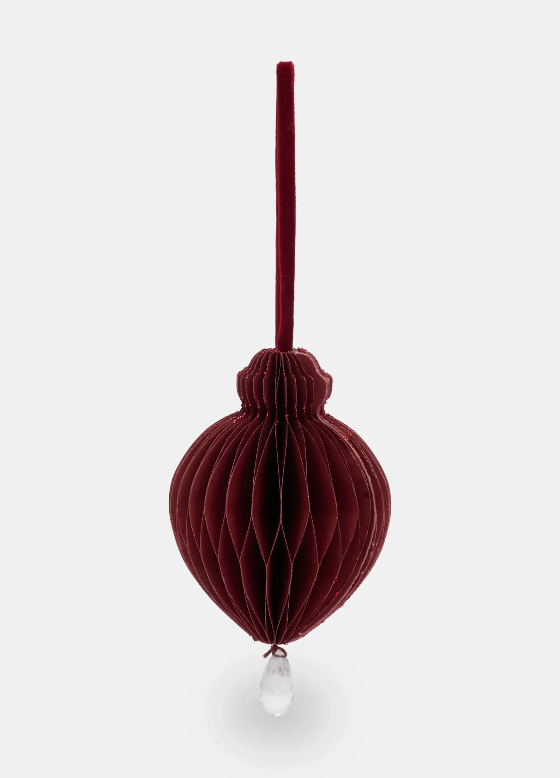 Ornamento a goccia per albero di Natale in carta*Croff Clearance