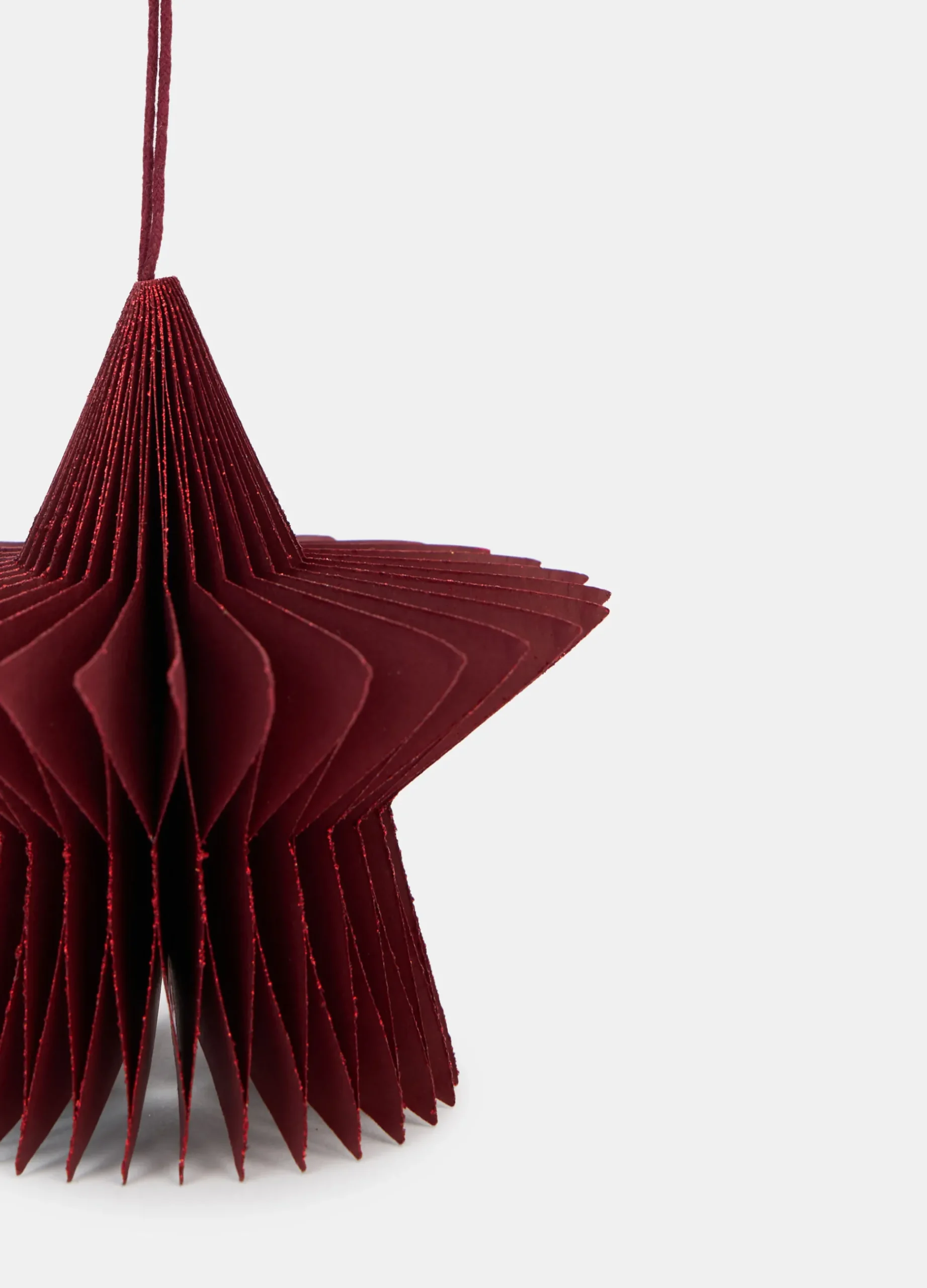 Ornamento a stella per albero di Natale in carta*Croff Hot