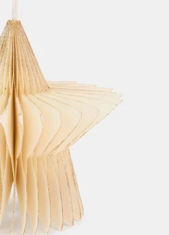 Ornamento a stella per albero di Natale in carta*Croff Clearance