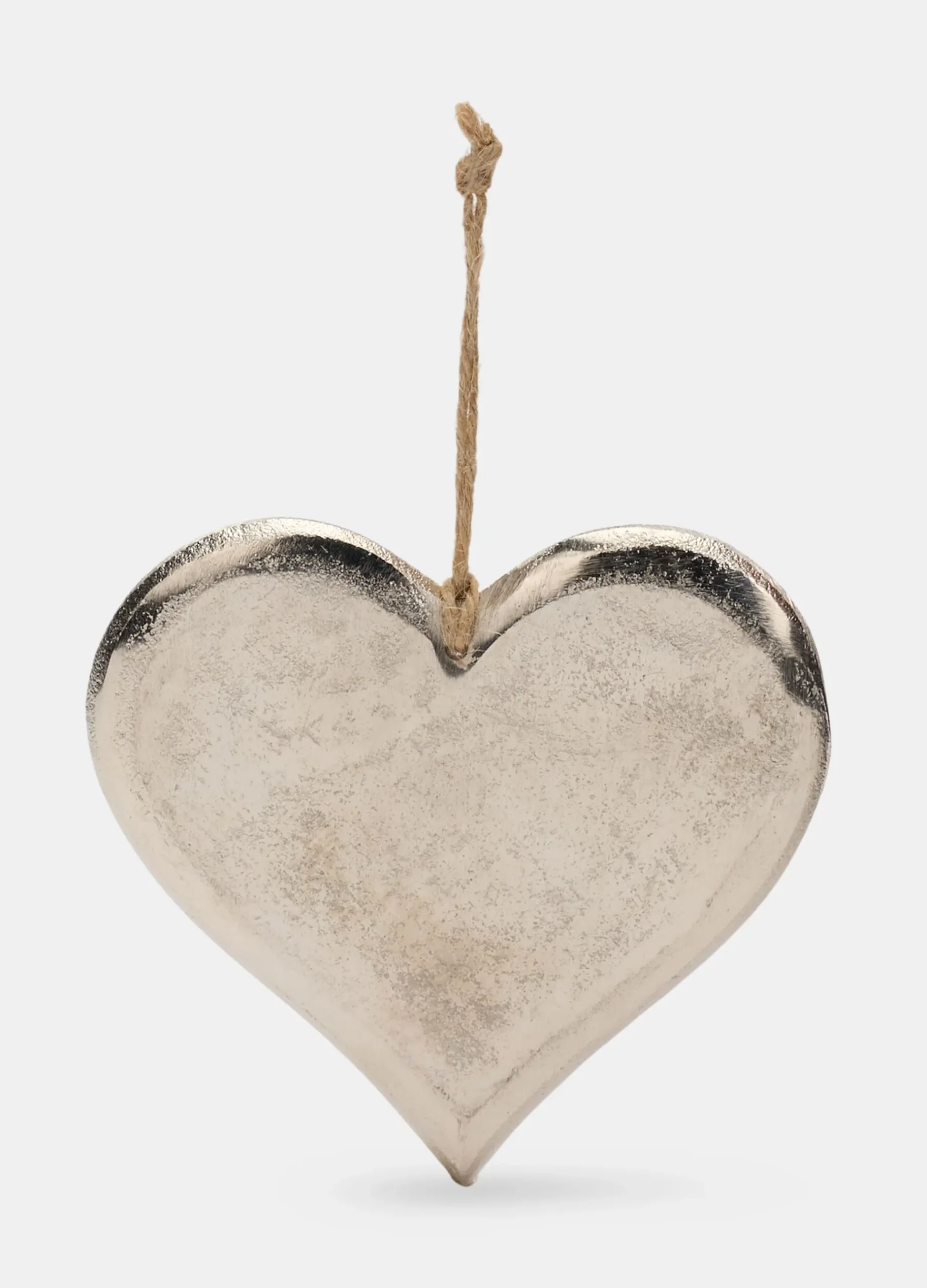 Ornamento cuore grande in metallo anticato*Croff Online