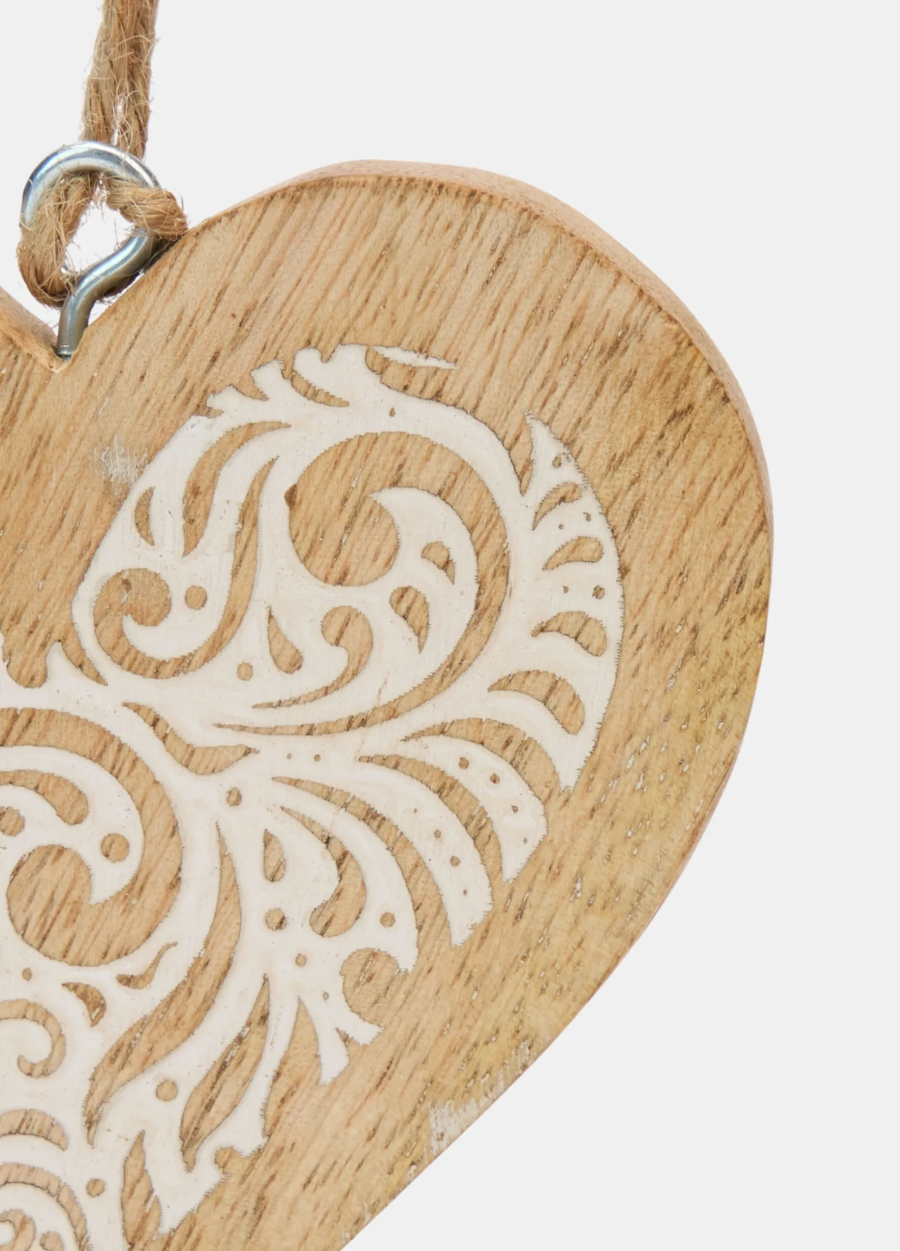 Ornamento cuore in legno*Croff Discount