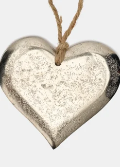 Ornamento cuore in metallo anticato*Croff Hot