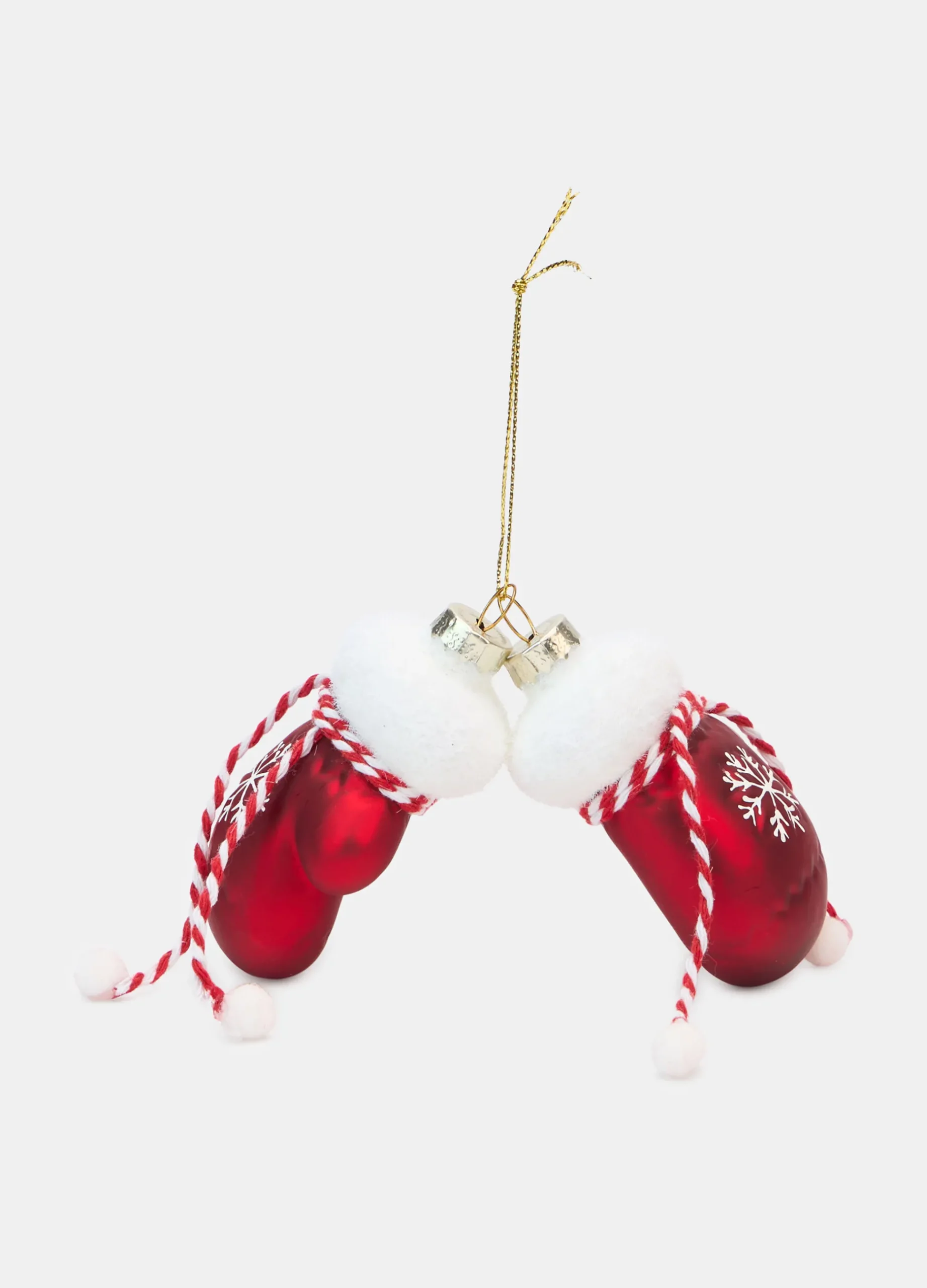 Ornamento guanti di Babbo Natale*Croff