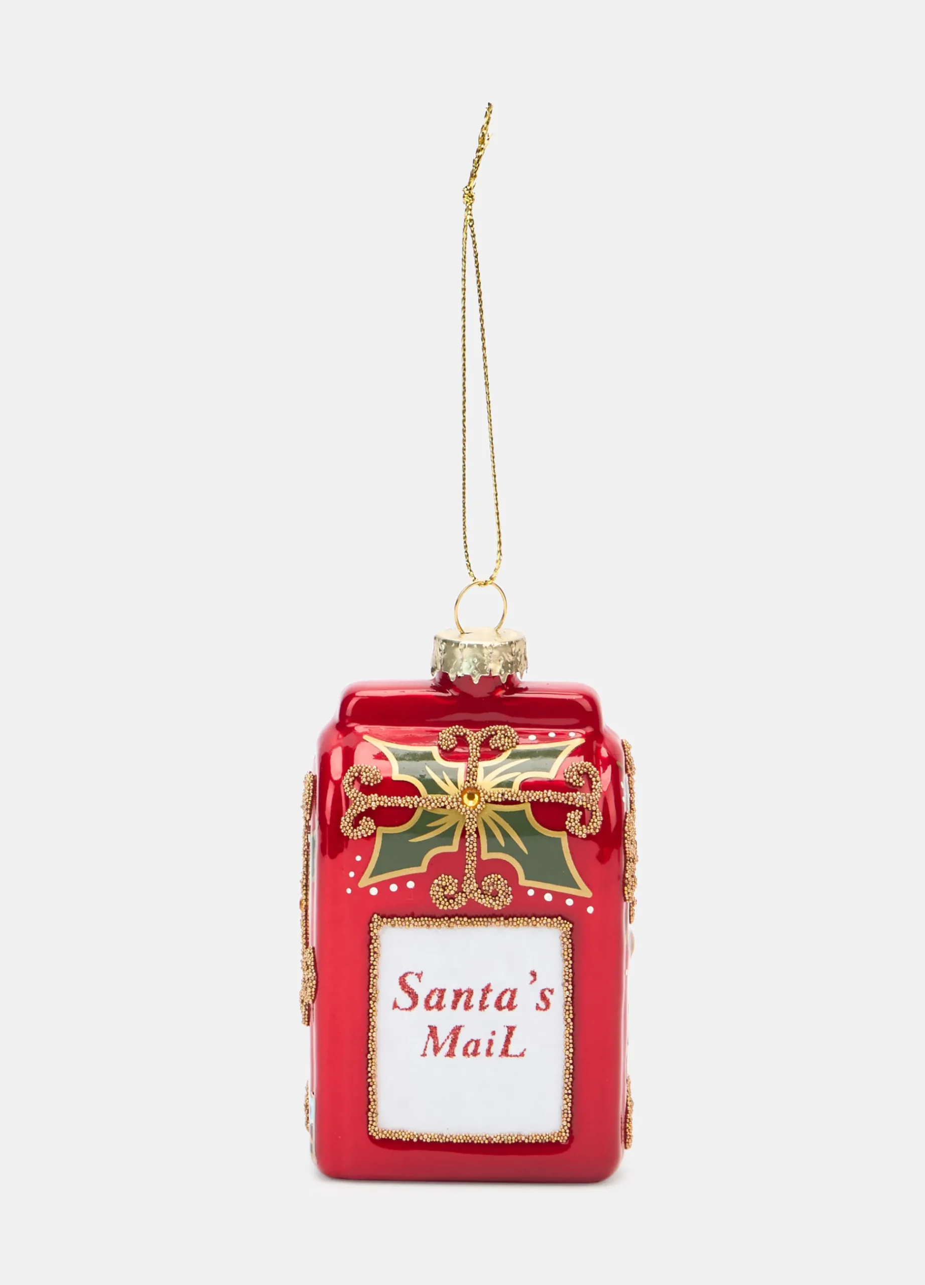 Ornamento Santa's Mail in vetro*Croff Discount
