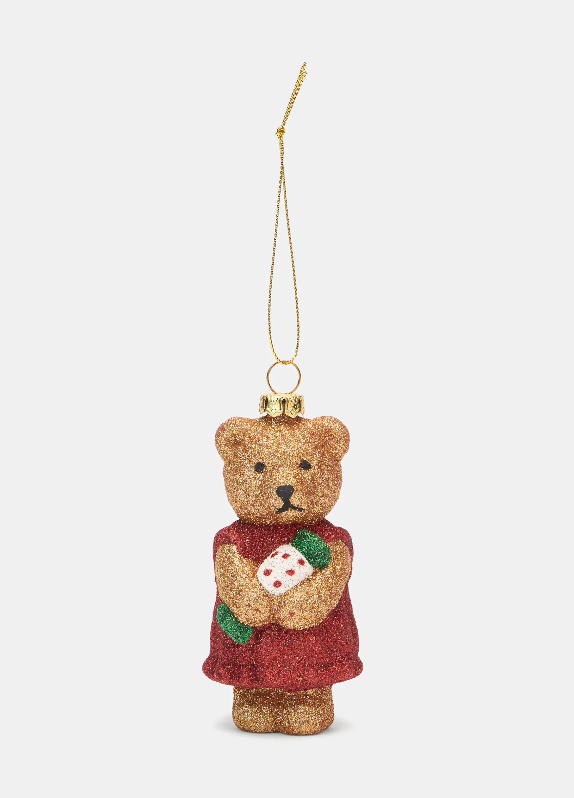 Ornamento Teddy Bear glitterato*Croff New