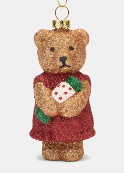 Ornamento Teddy Bear glitterato*Croff New