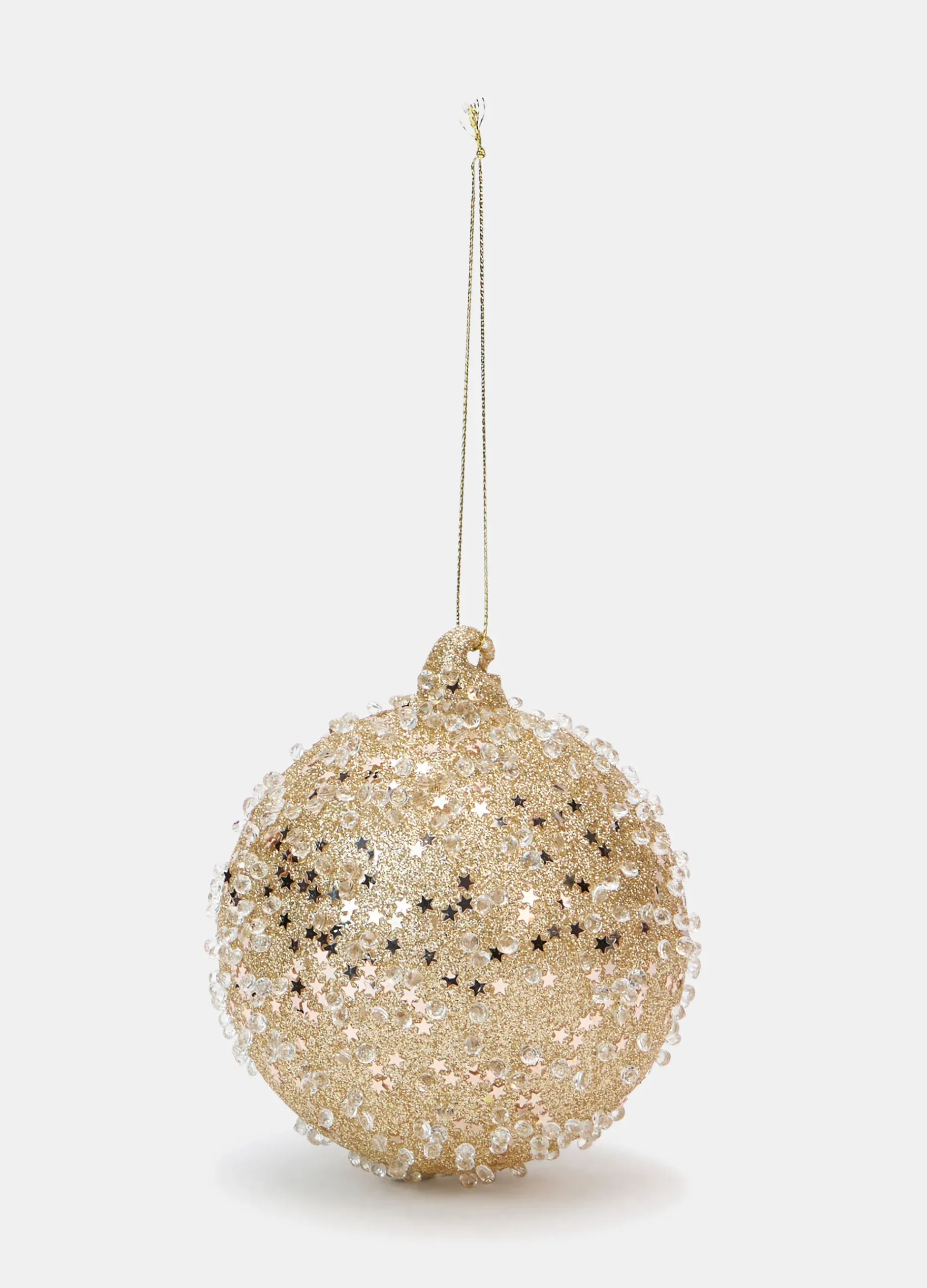 Pallina con glitter e perline in vetro*Croff Best