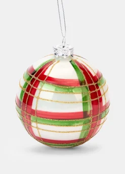 Pallina in vetro tartan*Croff Online