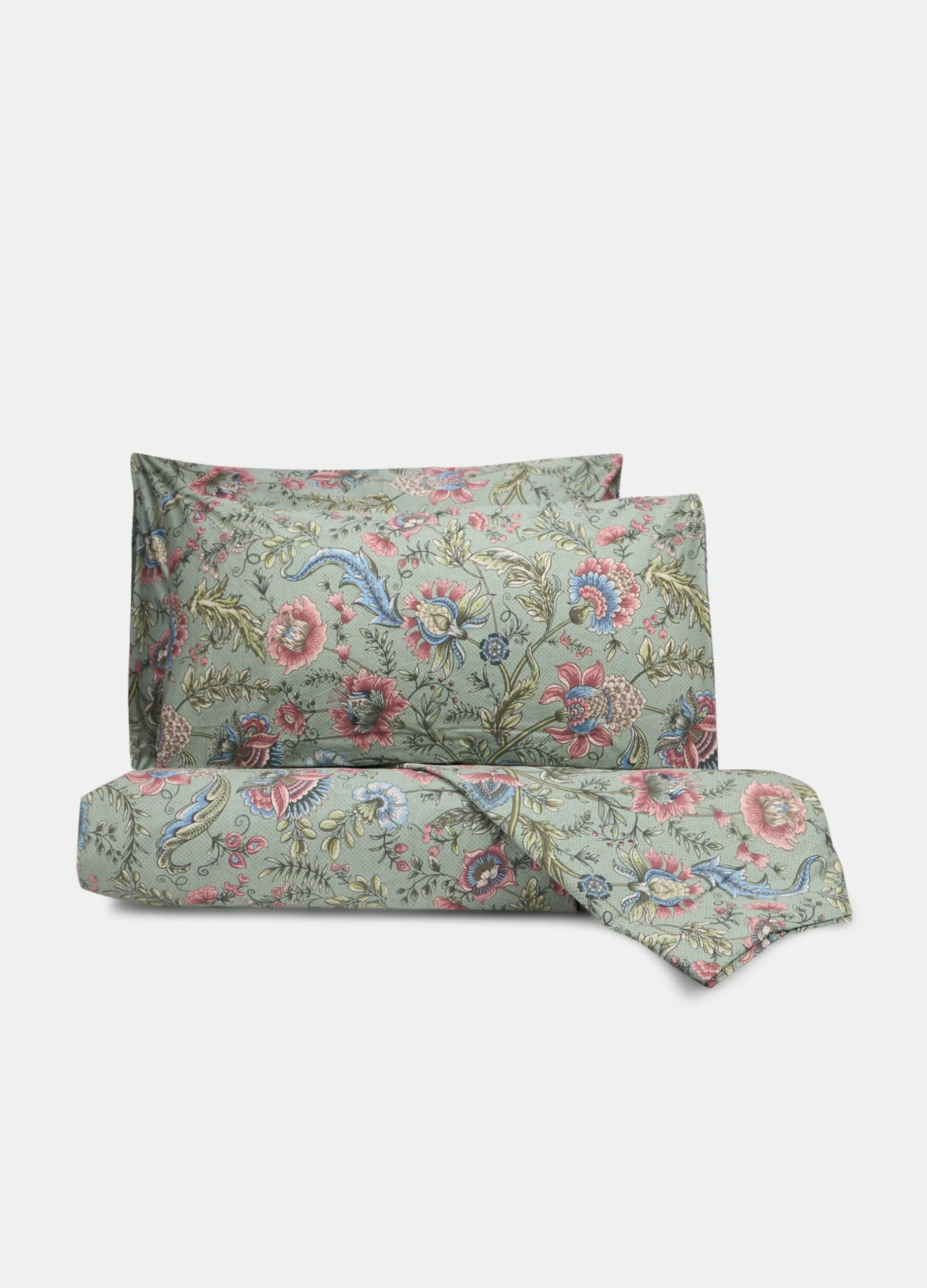 Parure copripiumino a due piazze con motivo floreale*Croff New