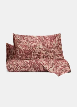 Parure copripiumino in cotone motivo cashmere*Croff Outlet