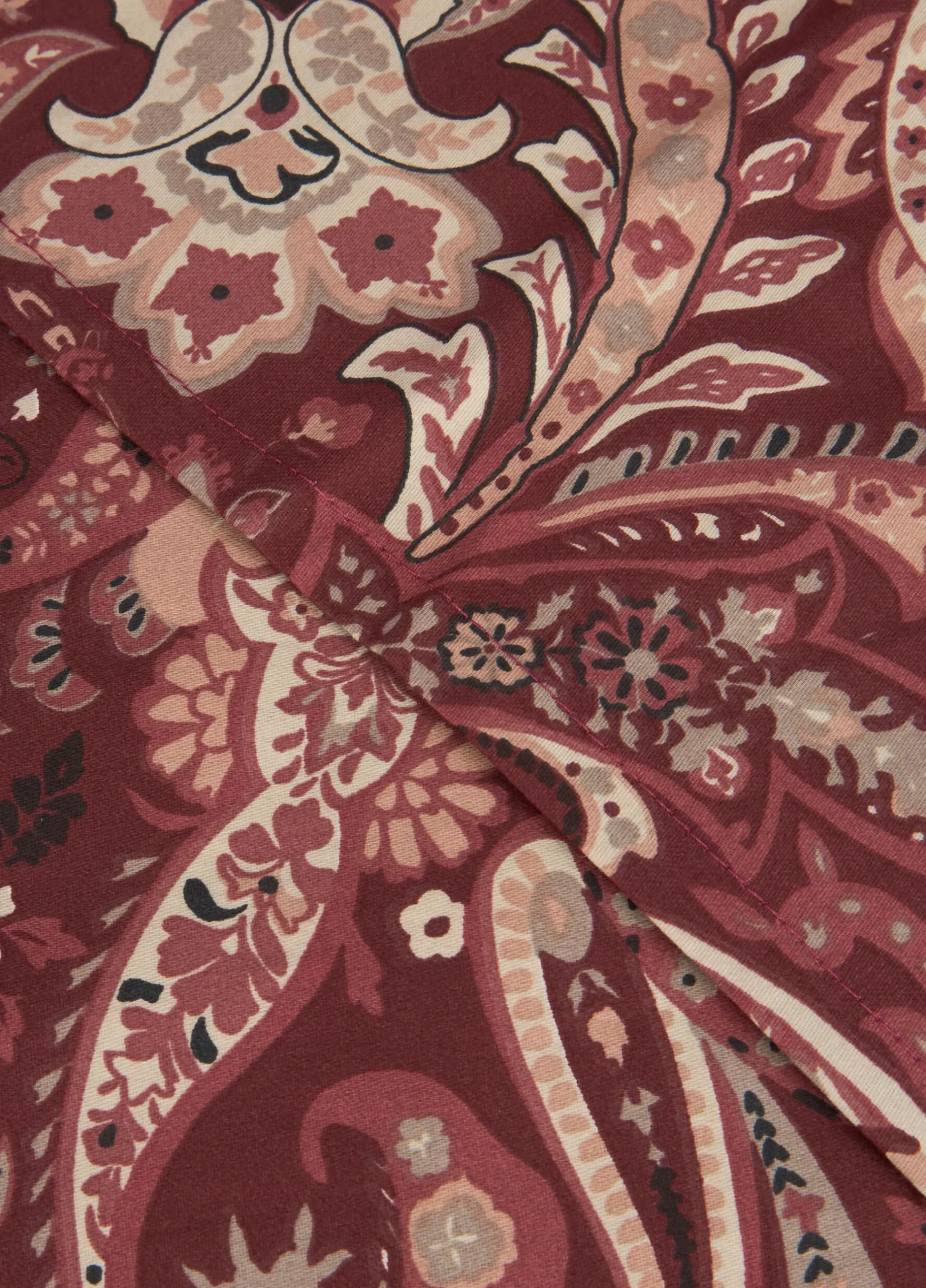 Parure copripiumino in cotone motivo cashmere*Croff Outlet