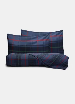 Parure lenzuolo a due piazze in cotone a scacchi*Croff Online