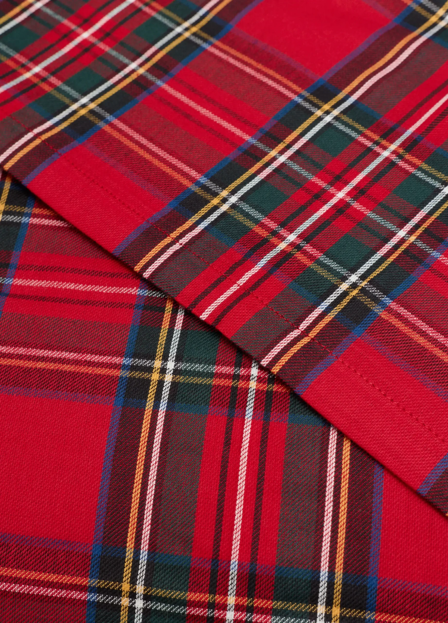 Parure lenzuolo a due piazze in cotone a scacchi*Croff Clearance