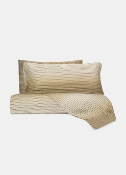 Parure lenzuolo in cotone motivo rétro*Croff Outlet