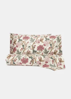 Parure lenzuolo singolo in cotone con stampa floreale*Croff Online
