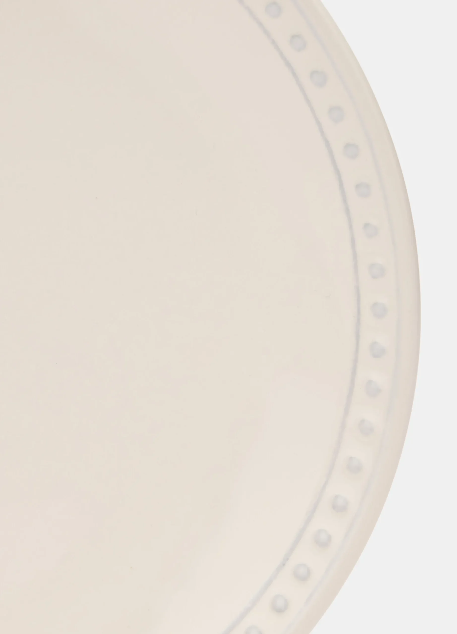 Piattino da dessert in ceramica con bordo*Croff