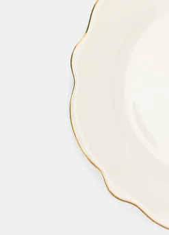 Piattino da dessert in porcellana bone china*Croff New