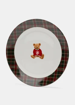 Piatto con stampa Teddy Bear*Croff