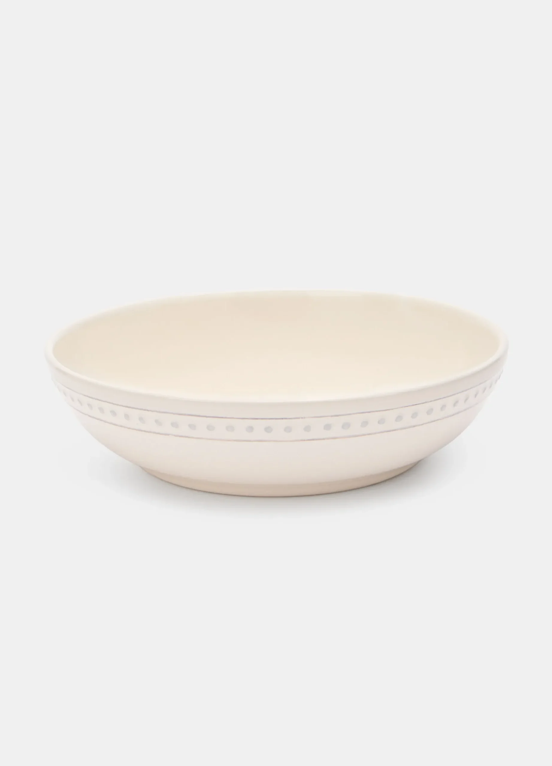 Piatto fondo in ceramica con bordo*Croff Discount