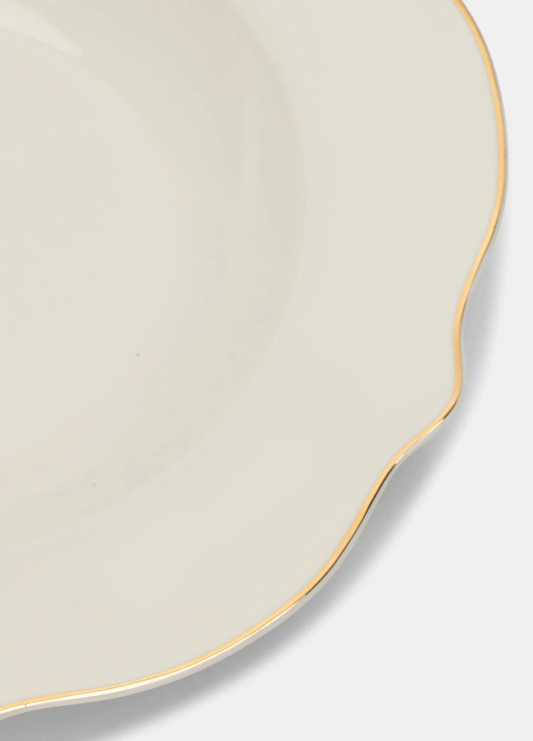 Piatto fondo in porcellana bone china*Croff Hot