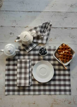 Piatto piano Ambiente in porcellana*Croff New