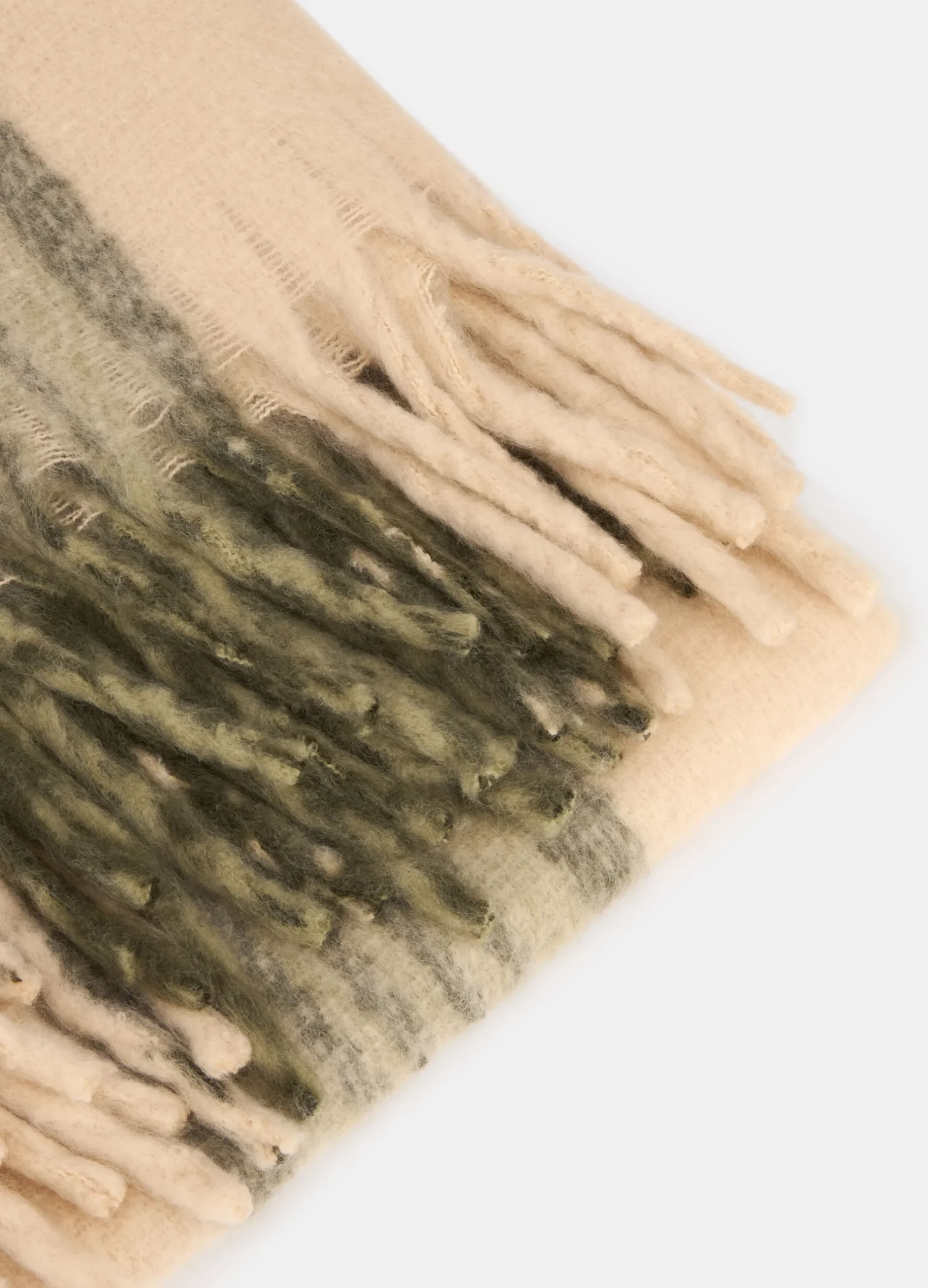Plaid a righe effetto mohair*Croff Hot