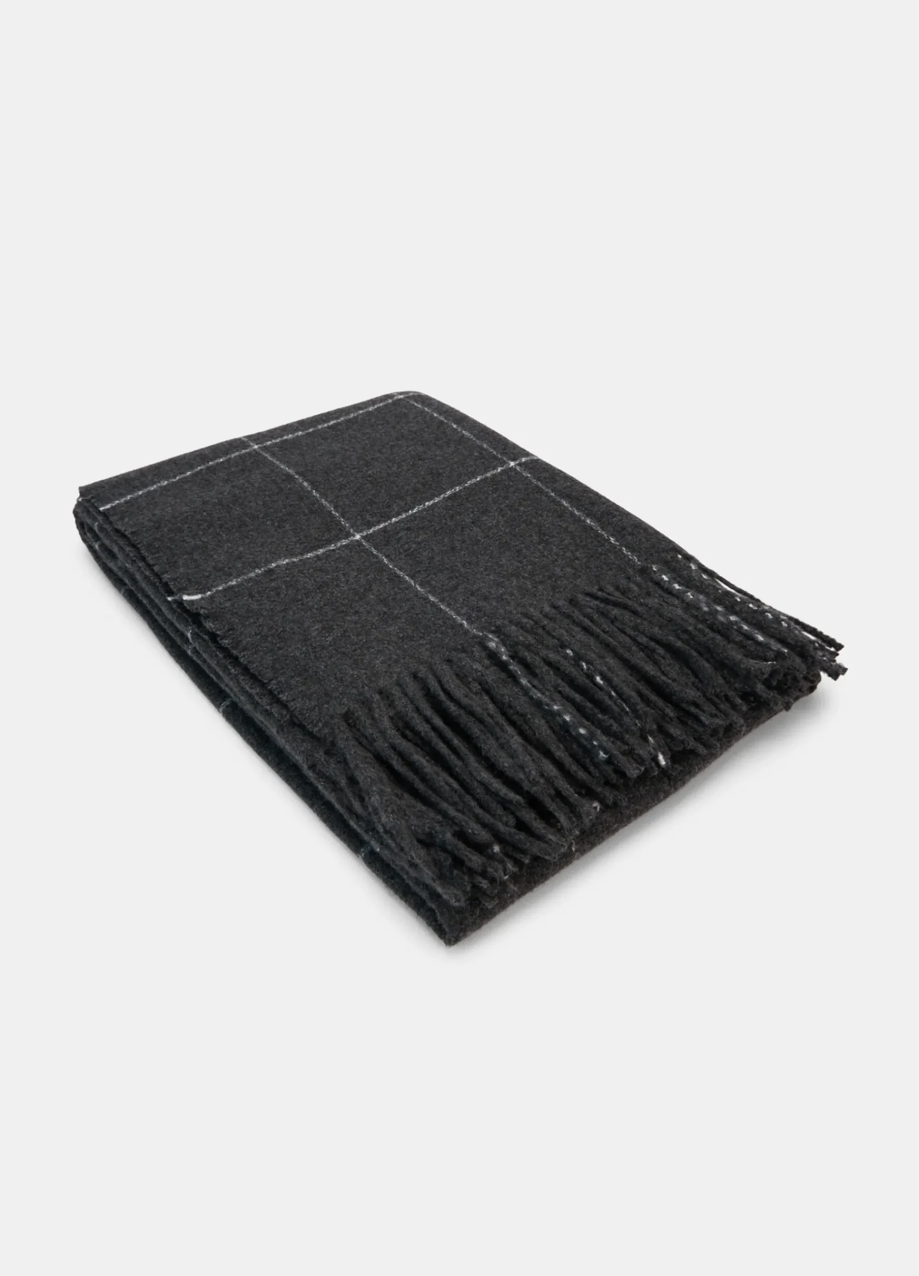 Plaid singolo con dettagli a contrasto*Croff Outlet