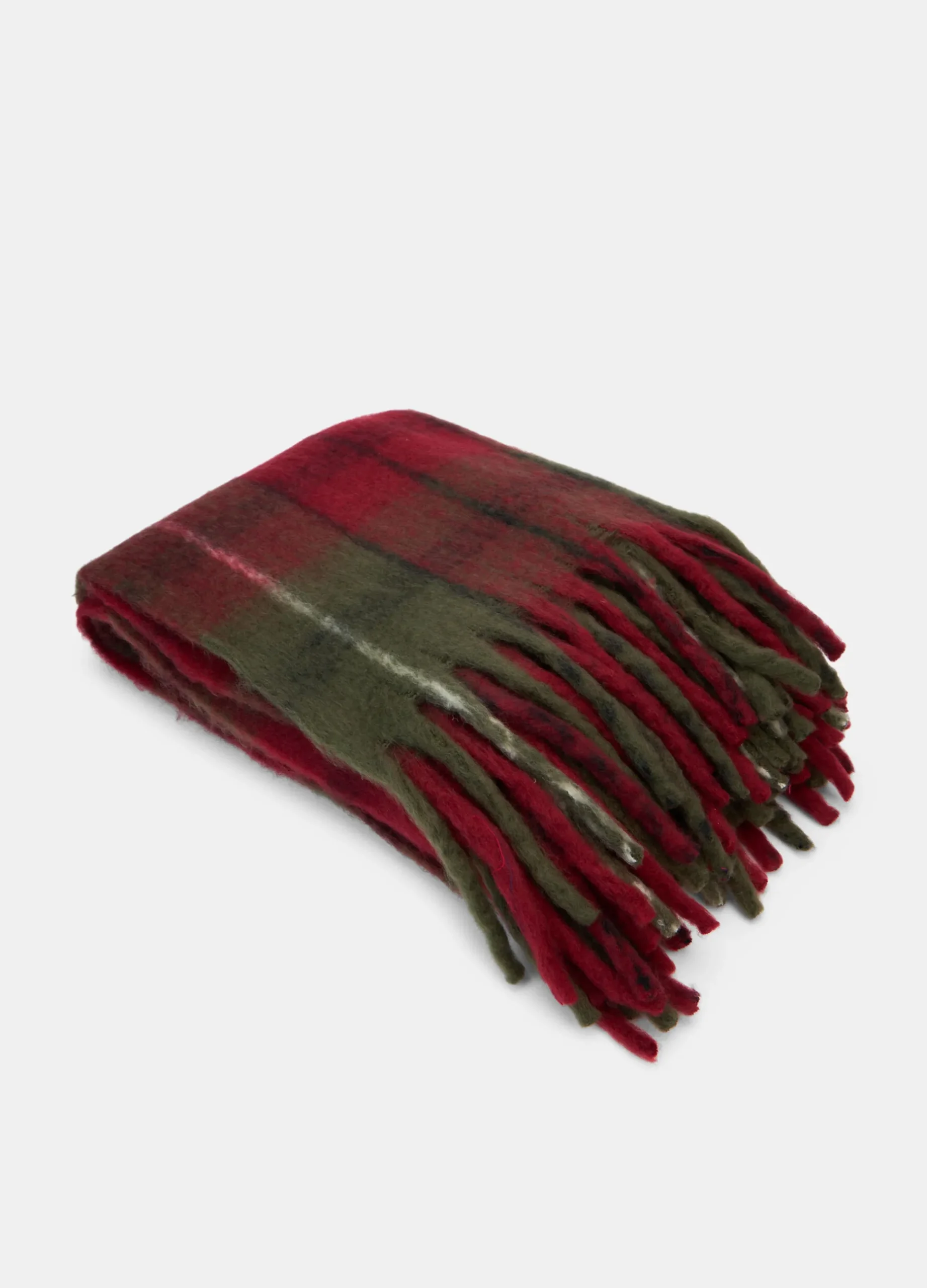 Plaid singolo con motivo bicolore*Croff