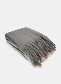 Plaid singolo con motivo bicolore*Croff