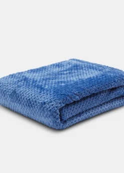 Plaid singolo in waffle tinta unita*Croff Discount
