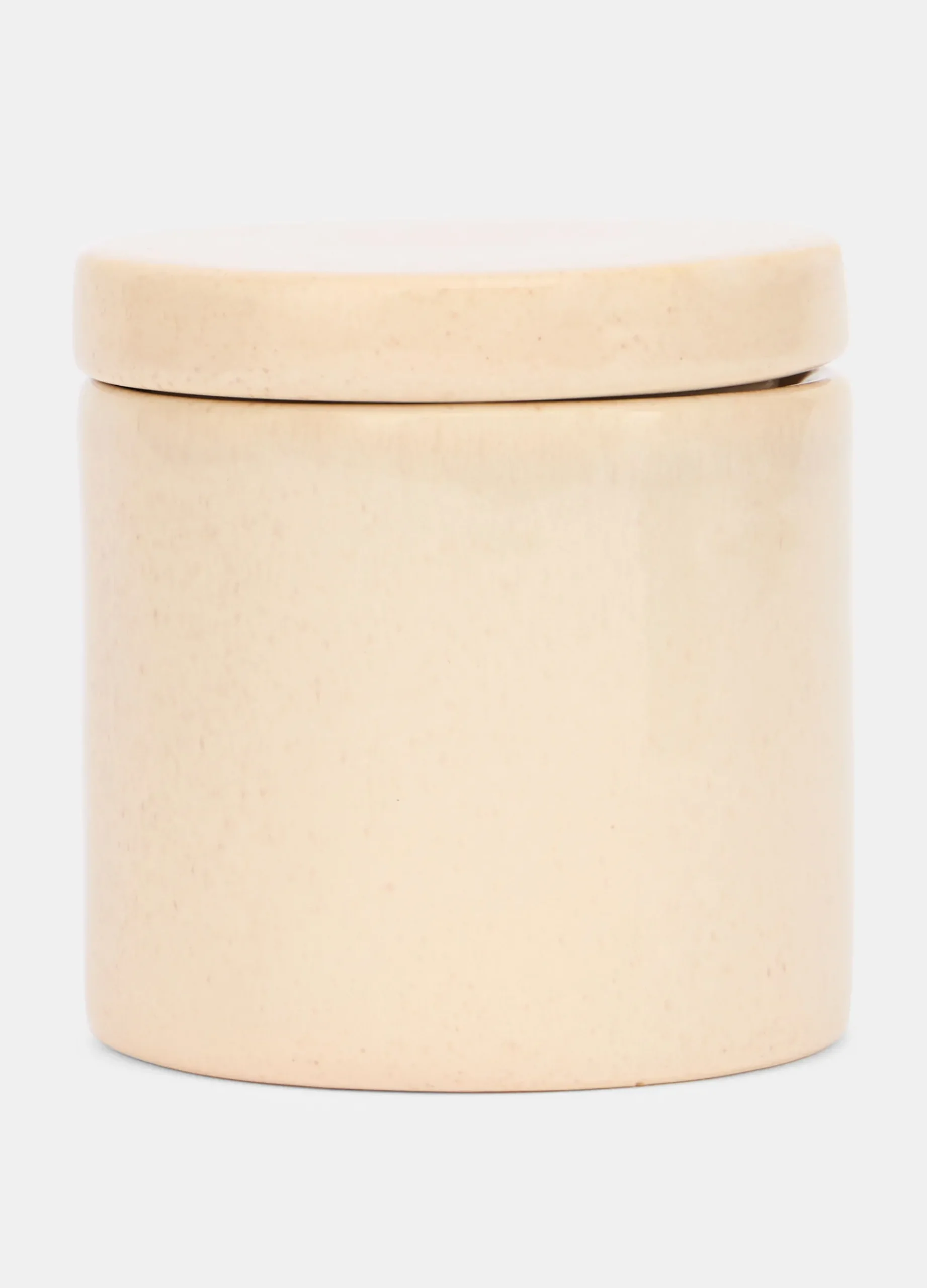 Porta cotton fioc in ceramica effetto graniglia*Croff Best