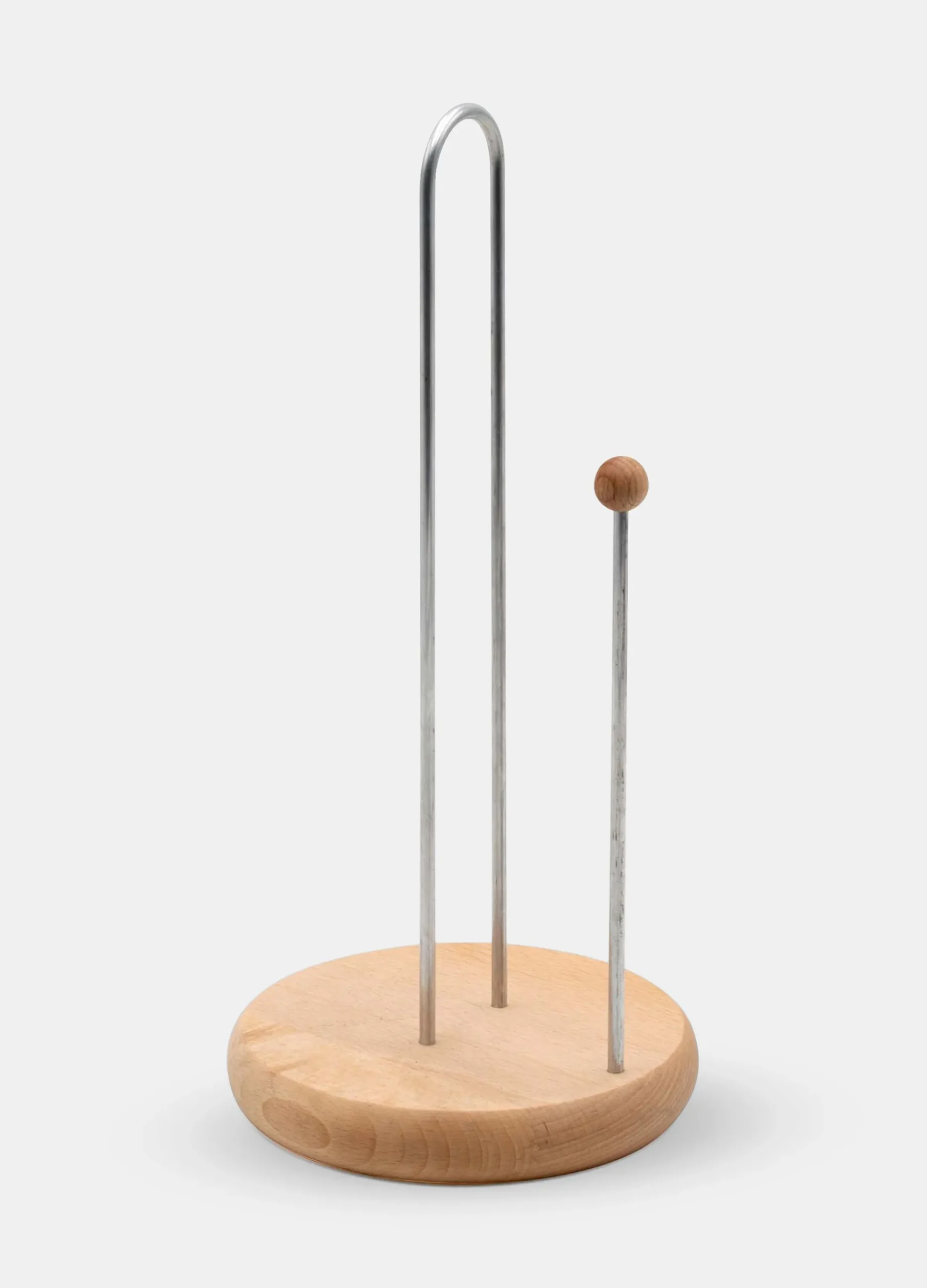 Porta rotolo con base il legno*Croff Best