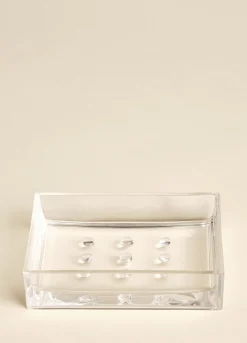 Porta sapone squadrato in plastica*Croff Outlet
