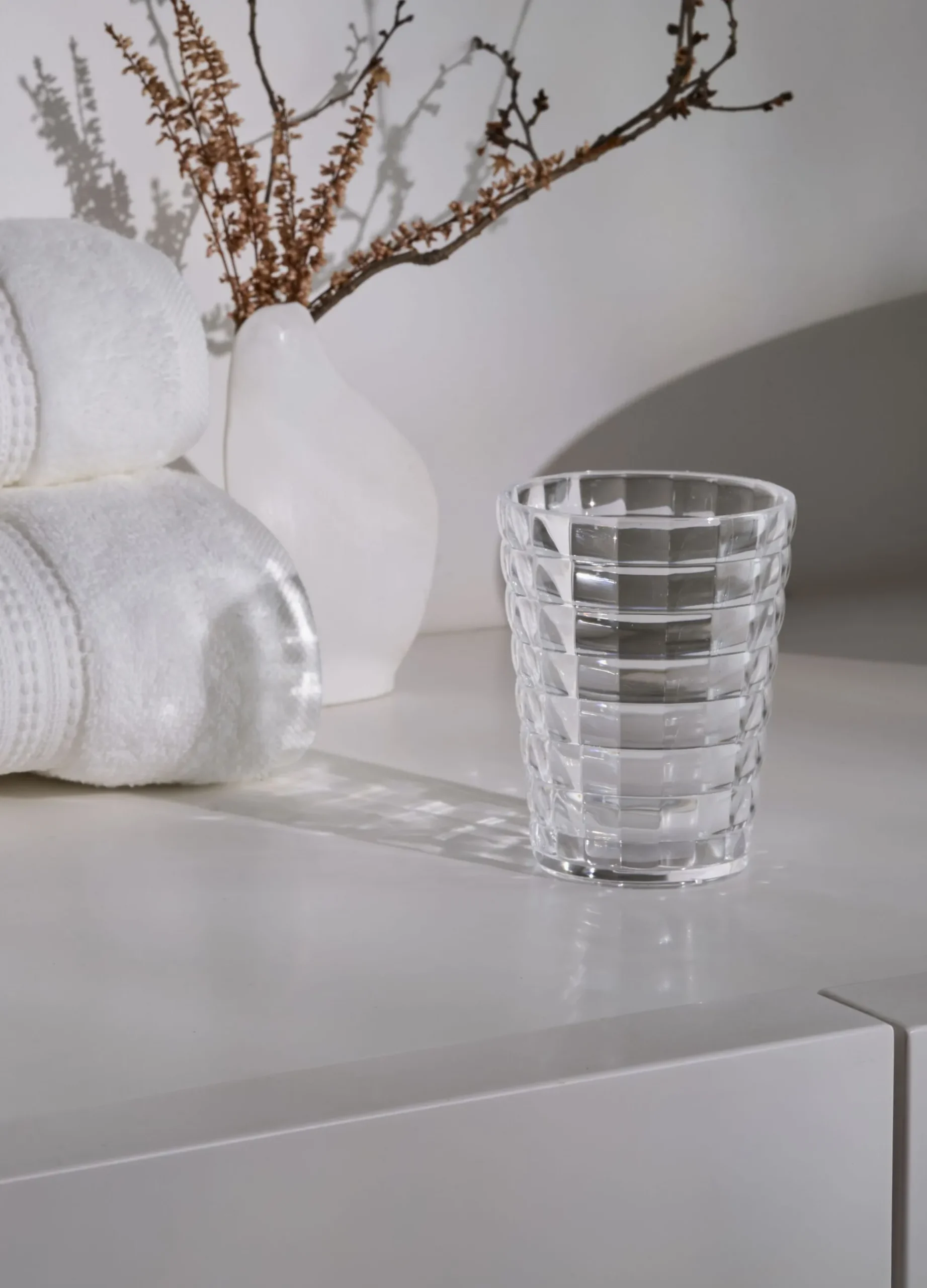 Porta spazzolino in plastica lavorata*Croff Outlet