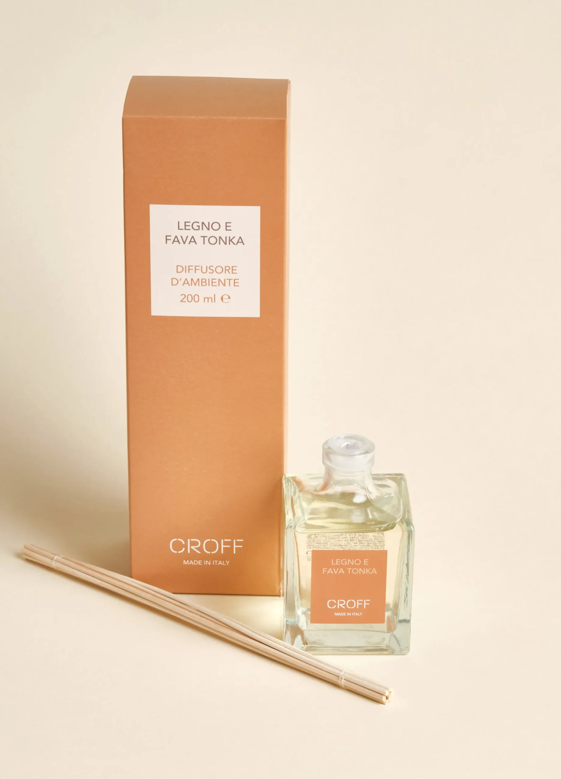 Profumatore ambienti legno e fava tonka 200 mL*Croff Outlet