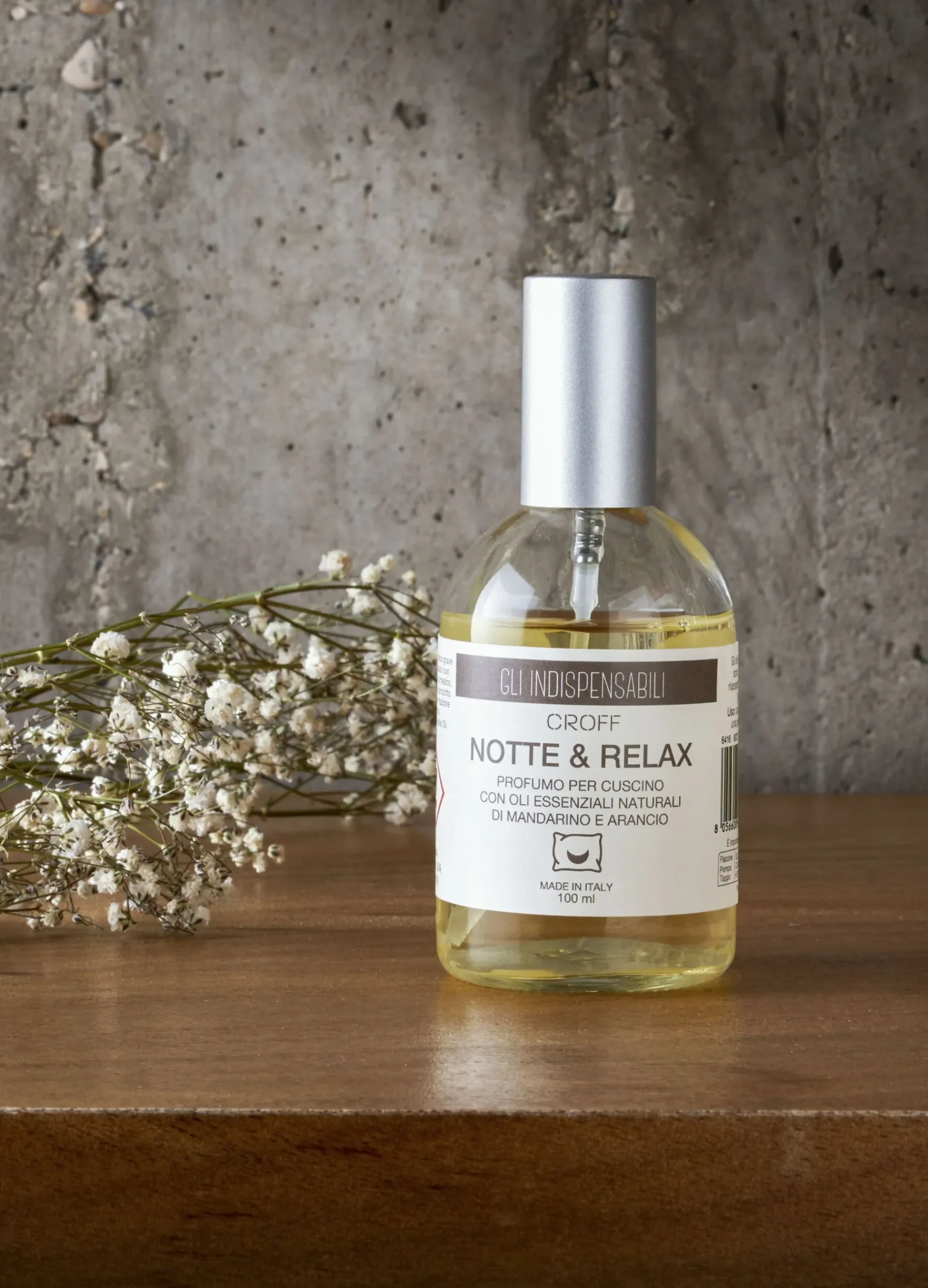 Profumo per cuscino con oli essenziali Notte & Relax*Croff Online