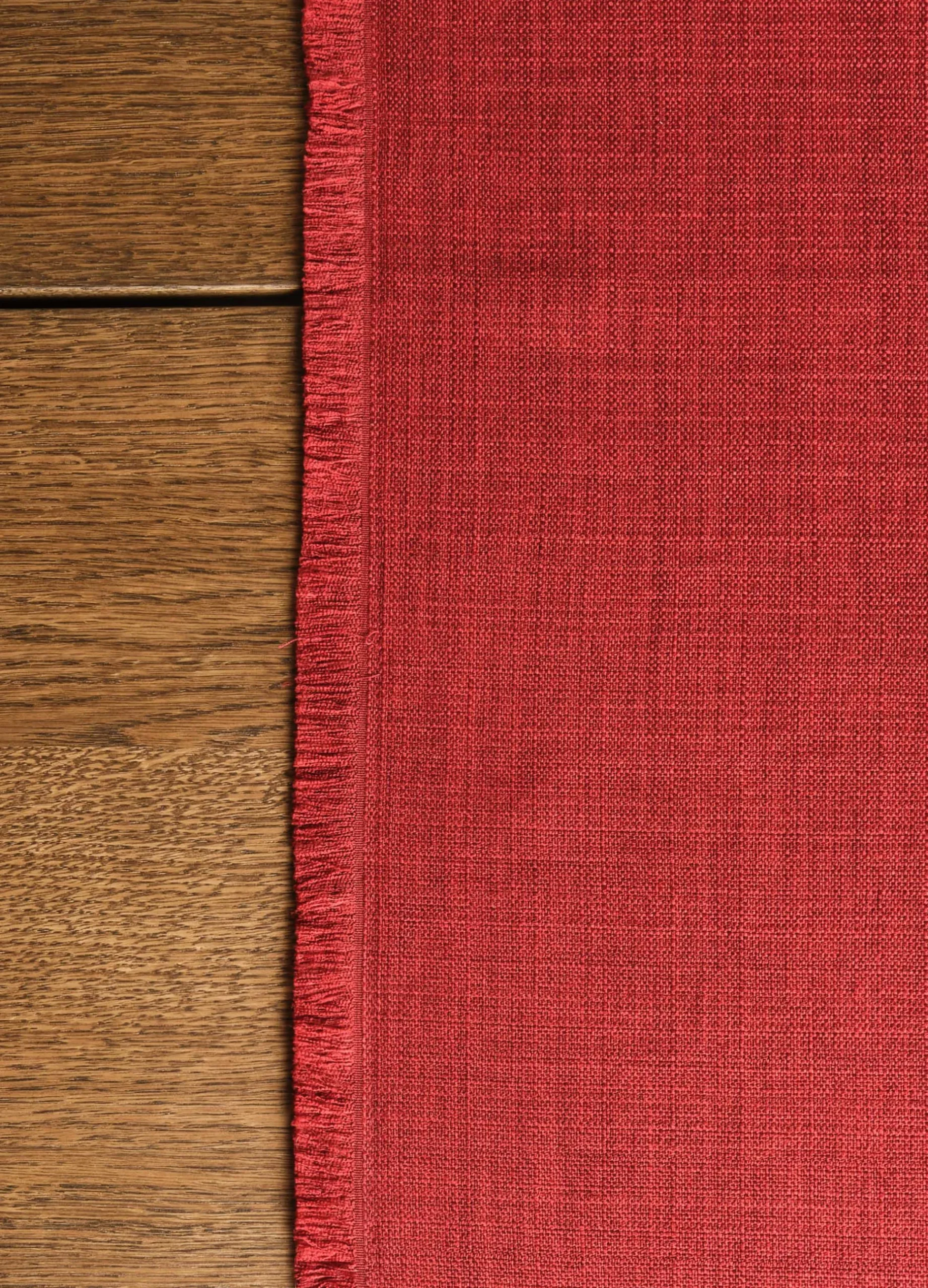 Runner effetto lino sfrangiato*Croff Outlet