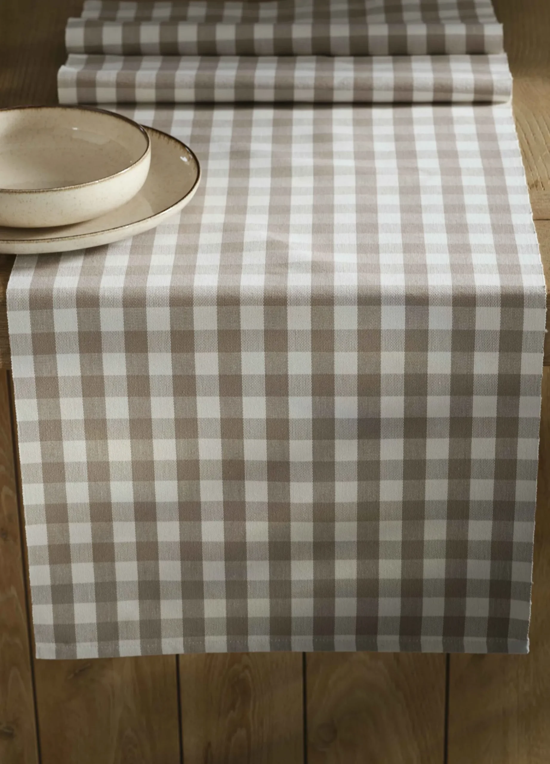Runner in cotone a quadretti*Croff Sale