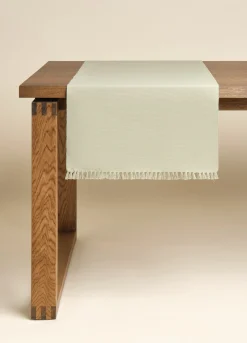 Runner in cotone bio con frange*Croff Online
