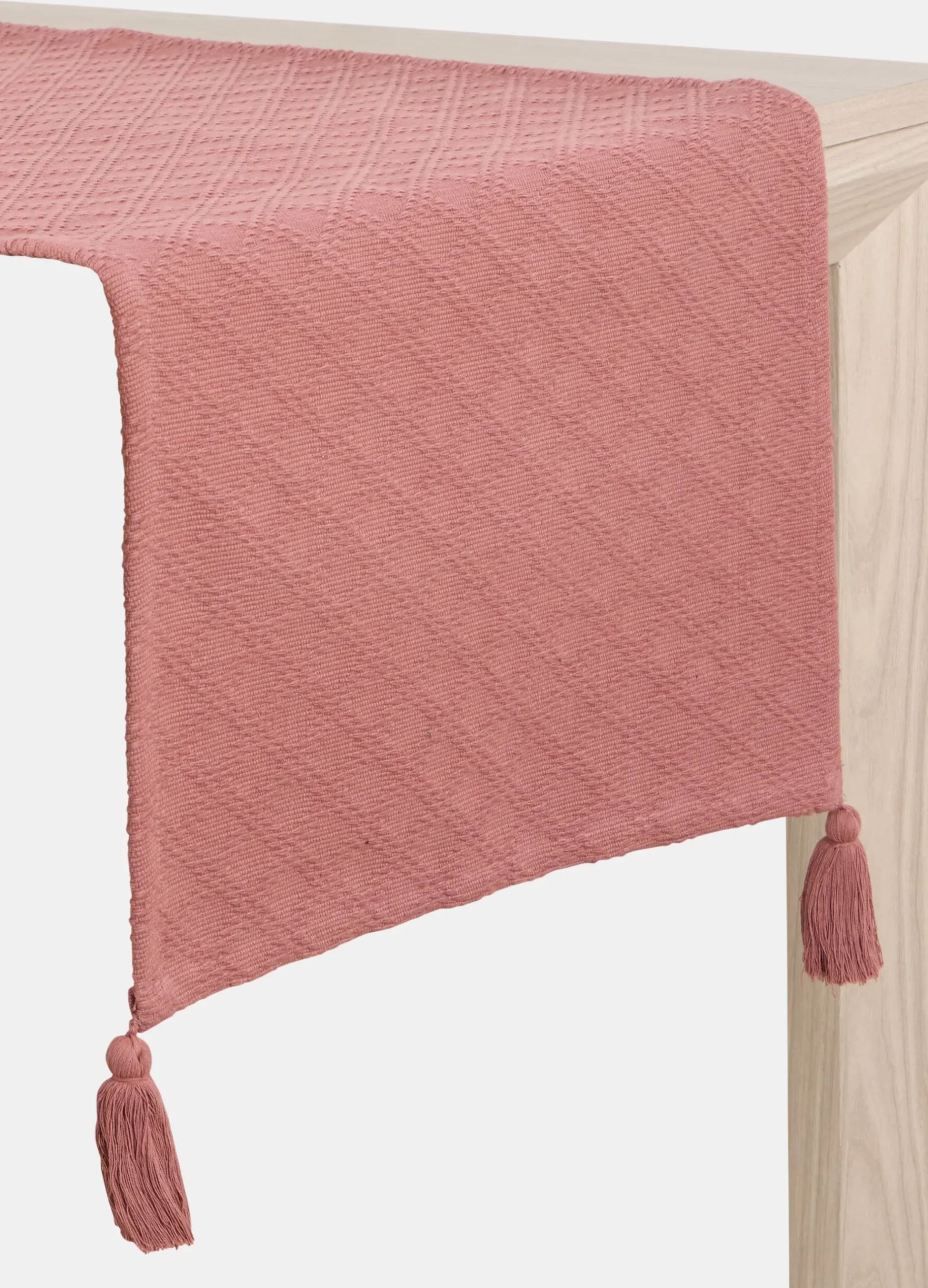 Runner in puro cotone con nappe*Croff Clearance