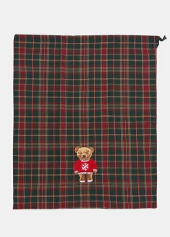 Sacchetto grande in cotone tartan*Croff Hot