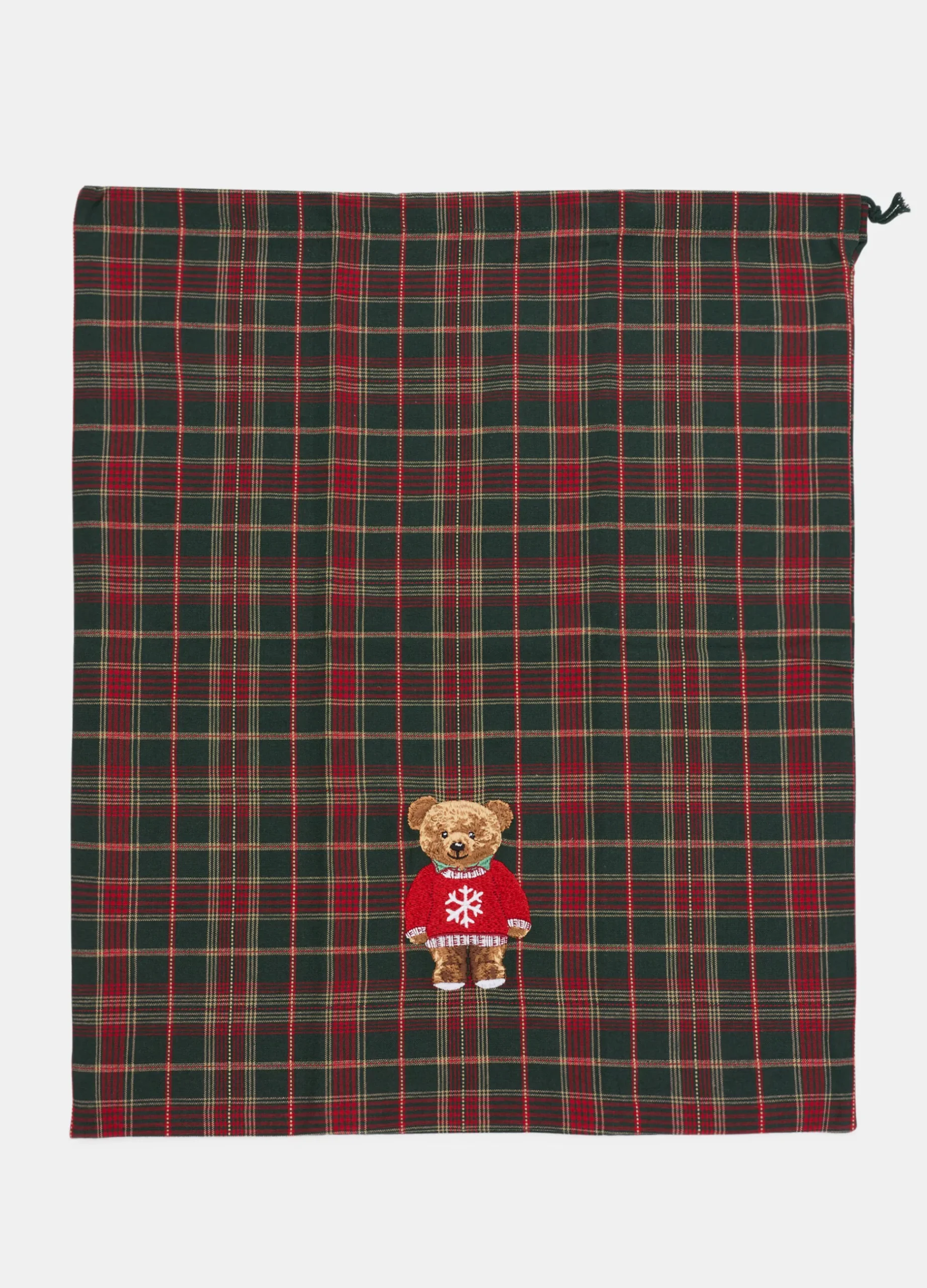 Sacchetto grande in cotone tartan*Croff Hot