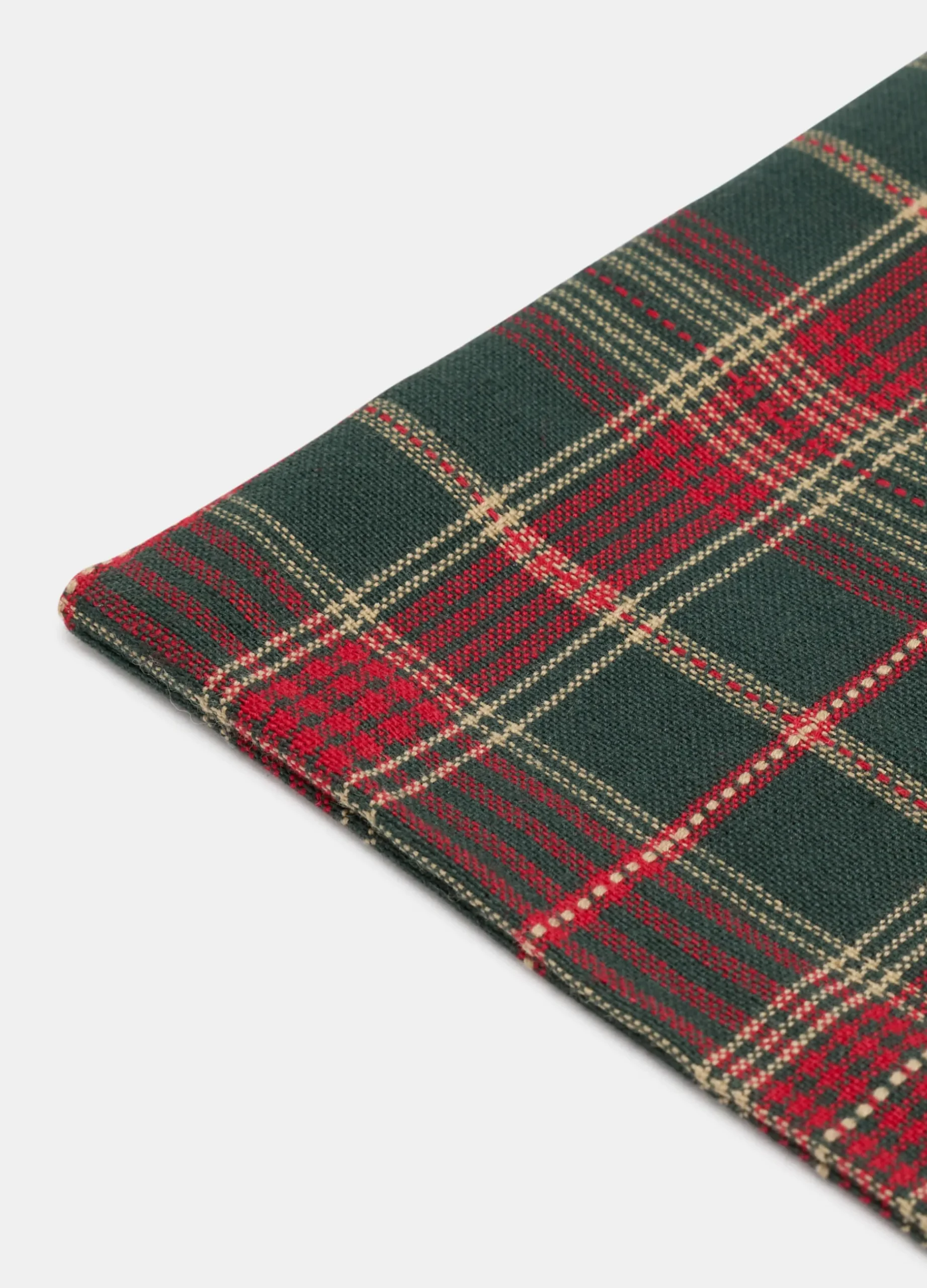Sacchetto grande in cotone tartan*Croff Hot