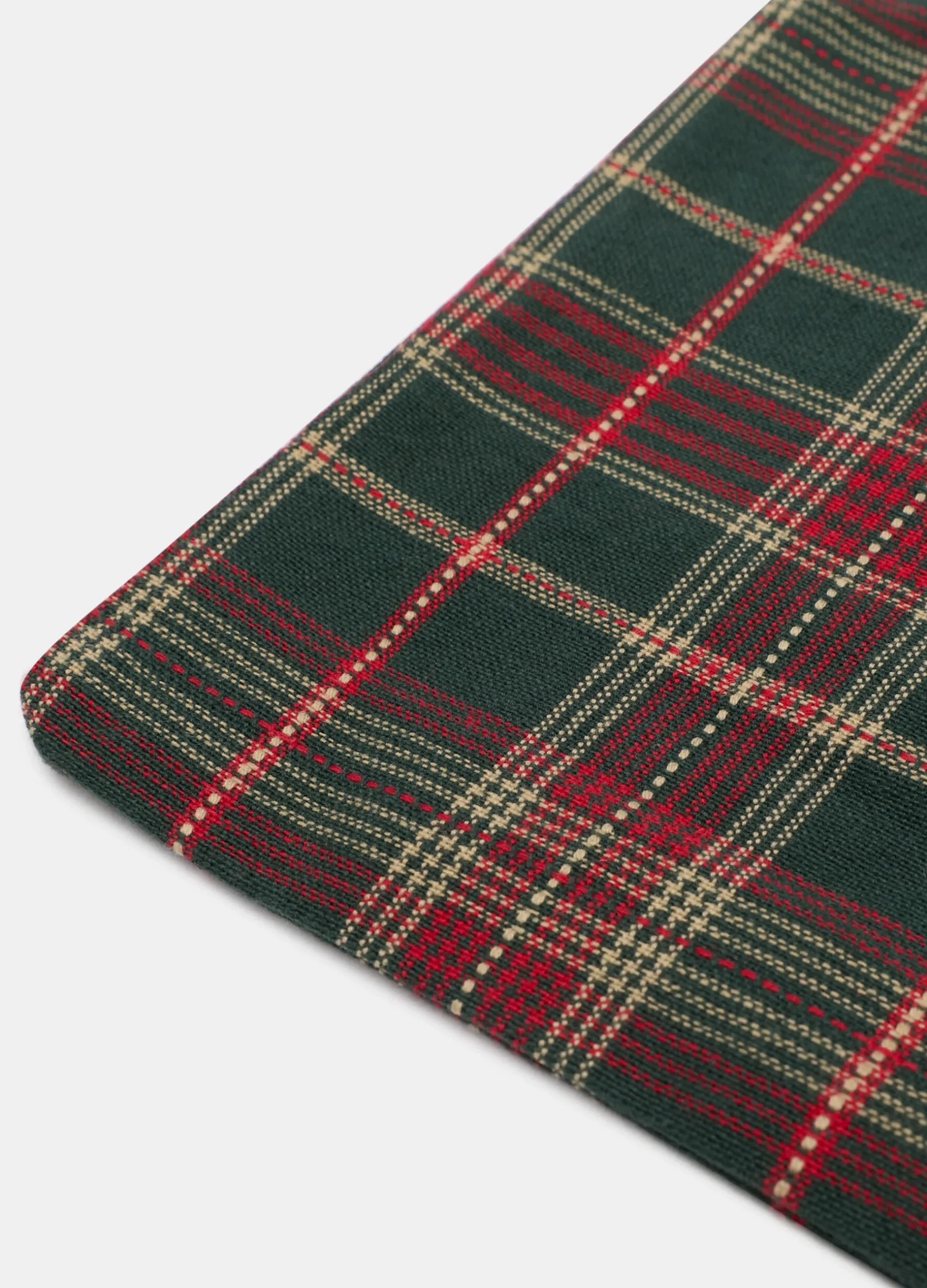 Sacchetto piccolo in cotone tartan*Croff Discount