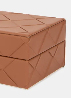 Scatola grande in ECOpelle intrecciata*Croff Discount