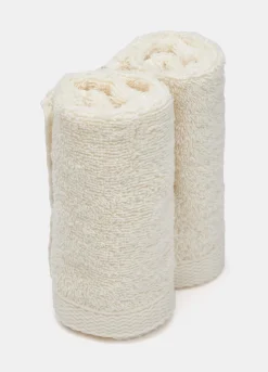 Set 2 lavette di puro cotone*Croff Outlet