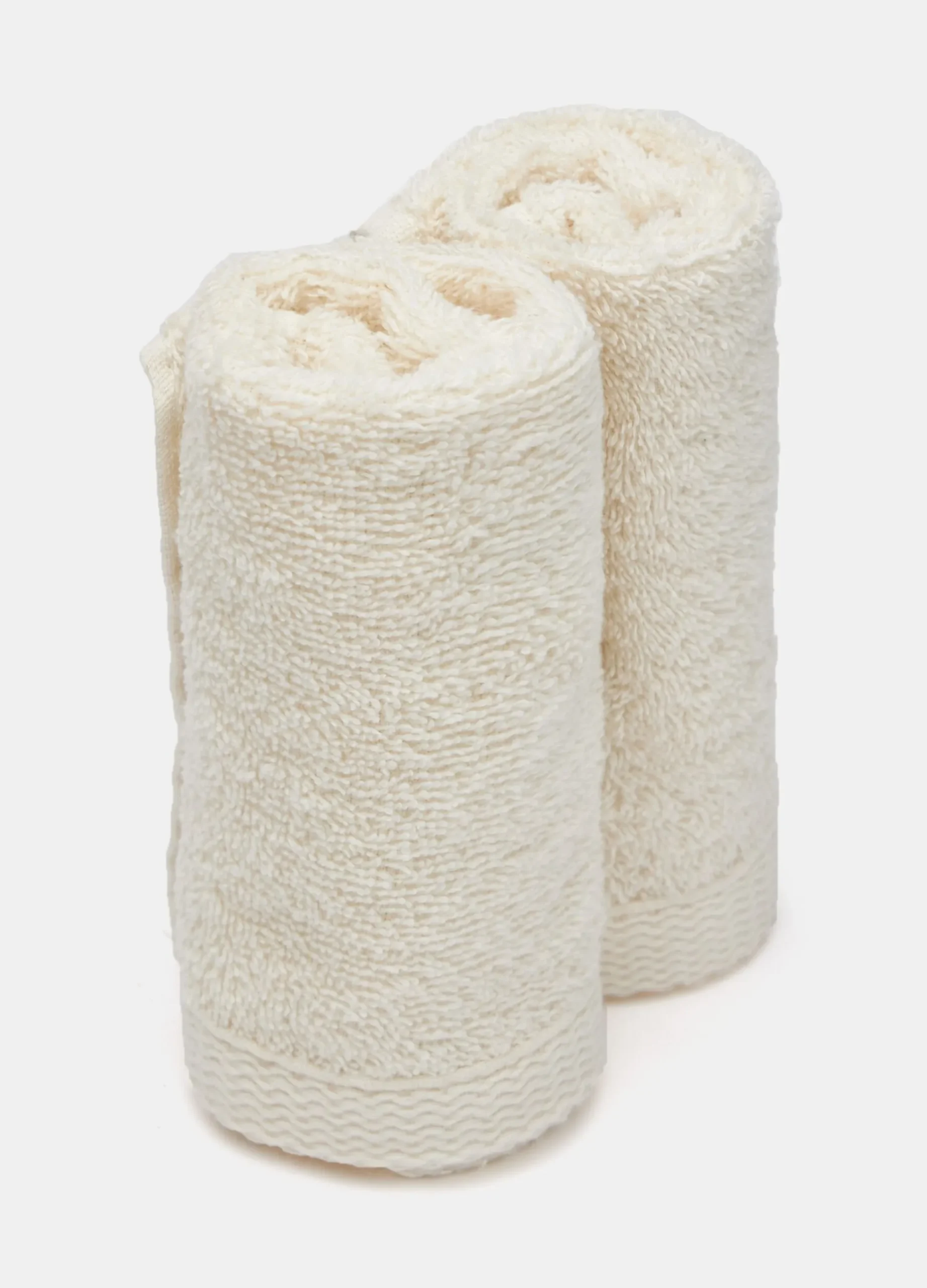 Set 2 lavette di puro cotone*Croff Outlet